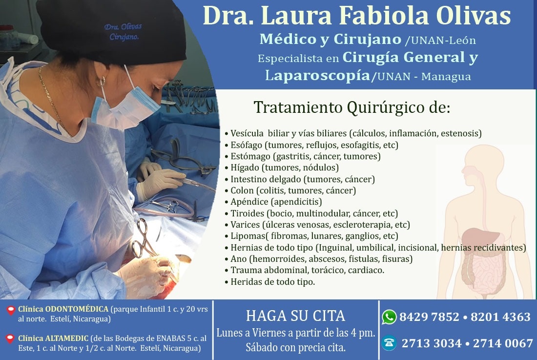 Dra. Laura Fabiola Olivas - Cirujana